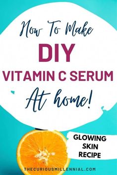 Wondering how to make diy vitamin c serum at home? Read this post to learn a simple recipe for a homemade vitamin c serum using orange peel. Scrub Bars Diy, Setting Spray Diy, Face Oil Diy, Vitamin C Serum At Home, Homemade Vitamin C Serum, Body Scrub At Home, Diy Face Serum Recipe, Serum At Home, Diy Setting Spray