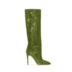 Red LIRID Diamante Stiletto Heel Knee High Boots | i The Label – I The Label Green High Heeled Boots For Party, Green Heeled Boots For Winter Party, Chic Green Heeled Boots For Party, Green Knee-high Heeled Boots For Party, Elegant Green Heeled Boots For Party, Elegant Green Boots For Party, Luxury Heels For Winter Party, Luxury Party Heels For Winter, Luxury Winter Party Heels