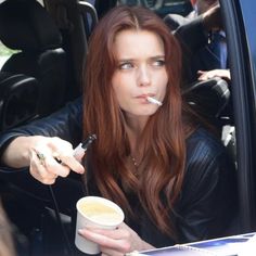 Abbey Lee Kershaw, Video Editor, Red Hair, Tools, Coffee, Red, Hair