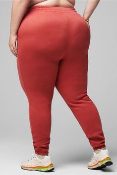 Cozy Fleece Go-To Sweatpant Fabletics Terracotta female Activewear >> Womens >> Bottoms >> Pants & Joggers >> Joggers Fleece plus Everyday/Lounge External Pocket Full Length Leggings With Comfort Waistband For Loungewear, Comfort Waistband Full Length Leggings For Loungewear, Comfort Waistband Leggings For Loungewear, Cozy Fit Solid Color Leggings For Loungewear, Snug Athleisure Bottoms For Loungewear, Athleisure Leggings With Comfort Waistband For Loungewear, Athleisure Leggings With Comfort Waistband, Snug Solid Color Bottoms For Loungewear, Comfortable Relaxed Fit Leggings For Loungewear