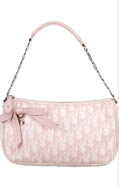 Christian Dior Bag, Pink Shoulder Bag, Fancy Bags