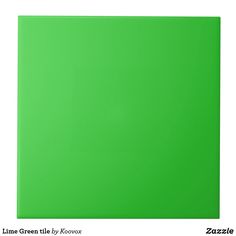 a bright green square is shown against a white background