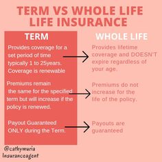 the term versus whole life life insurance