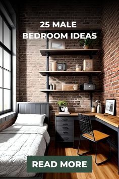 25 Male Bedroom Ideas Masculine Bedroom Ideas For Men, Male Room Ideas Masculine Bedrooms, Male Bedroom Ideas Modern, Men Bedroom Decor Ideas, Adult Male Bedroom Ideas, Young Mans Bedroom Ideas, Male Room Ideas, Young Mans Bedroom