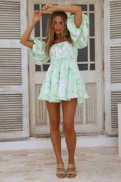 Don't Mean Anything Dress Green | Fortunate One Green Mini Dress For Summer, Light Green Fitted Dress For Brunch, Chic Green Backless Mini Dress, Casual Light Green Mini Dress For Spring, Trendy Green Mini Dress For Garden Party, Trendy Mini Dress For Garden Party, Green Casual Mini Dress, Spring Light Green Mini Dress, Light Green Mini Dress For Party