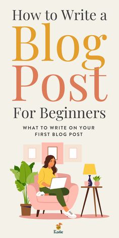 how to write a blog post for beginners