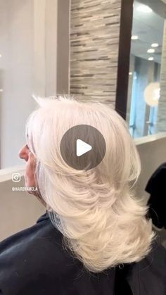 Full Haircut, Balayage Layers, Shorthair Bangs, Platinum Hair Color, Love Reels, Highlights Balayage, Haircut Tutorial, Hair Straighteners Flat Irons, Instagram Tutorial