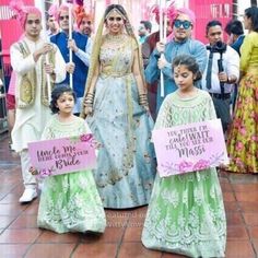 Make way for maasi 💗✨| 😍😍 Family munchkins | Bridal entry ideas | Cute kids at wedding | Wedding signage | Real Indian brides | Bride in Pastel blue lehenga | How to include kids in your wedding | Photo by Ali G Studios | Every Indian bride’s Favorite Wedding E-magazine to read.Here for any marriage advice you need | www.wittyvows.com shares things no one tells brides, covers real weddings, ideas, inspirations, design trends and the right vendors, candid photographers etc. Indian Bridal Entry, Bridal Entry Ideas, Indian Decoration, Mehndi Bridal, Bridal Entry, Entry Ideas, Dress For Kids