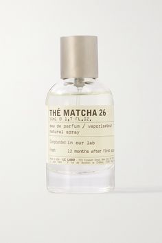 New York-based brand Le Labo takes an irreverent approach to fragrance, often incorporating unexpected ingredients into its perfumes. Inspired by the meditative practice of Japanese tea ceremonies, 'Thé Matcha 26' has been formulated to bring a sense of inner peace. Bitter Orange gives way to middle notes of Matcha Tea infused with Creamy Fig, and dries down to a soft Vetiver and Cedar base. The Matcha 26, The Matcha, Japanese Tea Ceremony, Donut Glaze, Bitter Orange, Matcha Tea, Japanese Tea, Tea Infuser, Malbec