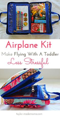 Toddler Plane Travel, Flying With A Toddler, Kids Travel Activities, Airplane Activities, Airplane Kit, Flying With Kids, Toddler Top, Packing Kids, Plane Travel