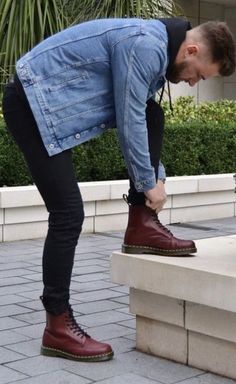 Red Doc Martens Outfit, Cherry Red Docs, Dr Martens Style