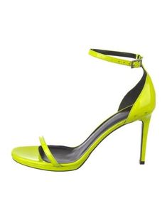 Saint Laurent Patent Leather SandalsYellowPrintedBuckle Closure at AnklesIncludes BoxFit:Sandals by Saint Laurent typically run small, consider taking a half size up. Neon Yellow Ankle Strap Sandals For Spring, Neon Yellow Ankle Strap Sandals For Summer, Yellow Sandals With Single Toe Strap For Evening, Yellow Sandals With Heel And Ankle Strap, Formal Yellow Open Toe Sandals, Neon Yellow Open Toe Sandals For Party, Yellow Open Heel Formal Sandals, Yellow Formal Open Heel Sandals, Formal Yellow Open Heel Sandals