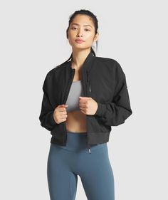 Sports Jackets Women, Athletic Clothes, Gym Hoodie, Classic Jacket, Gym Style, Women Essentials, Workout Hoodie, Fashion Fits, Sports Jacket