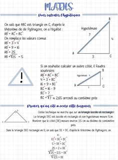 the diagram shows how to use different angles for triangles and their corresponding sides, as well as