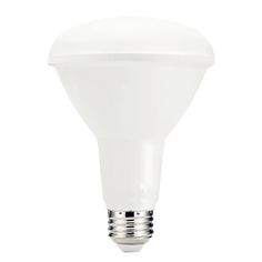 a white light bulb on a white background