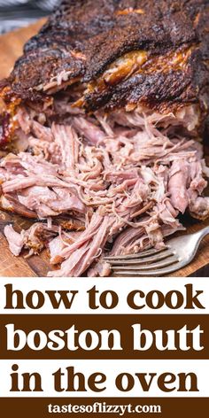 Pork Shoulder In The Oven, Pork Shoulder Oven, Pork Oven, Pulled Pork Oven, Pork Shoulder Recipes, Pork Roast Recipes, Pork Dinner, How To Cook Pork, Pulled Pork Recipes