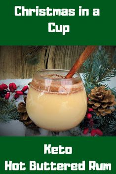 christmas in a cup keto hot buttered rum