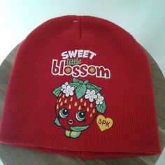 Shopkins Official Skully Hat Nwot From A Smoke Free And Pet Free Environment. Playful Red Hat For Spring, Playful Red Spring Hat, Red Cute Hat, One Size Fits Most, Cute Red Hat, One Size Fits Most, Cute Red Hat For Gift, Cute Red Hat As Gift, Cute Red Beanie Hat, Cute Red Winter Hat, Cute Red Brimmed Hat