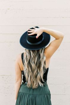 This women's rancher hat has a brim and crown trimmed with tonal grosgrain ribbon and a slightly curled up brim. As far as women's western hats go, the Monroe in Brown is definitely one of our most popular designs. 4.5" (11.5cm) crown 3.5" (9cm) brim 100% Australian wool Features an adjustable inner band. Sizing: This style tends to run slightly big. Personalize your hat with a hat band and hat care items here. Womens Western Hats, Gigi Pip, Rancher Hat, Western Hats, Hat Band, Grosgrain Ribbon, Hair Makeup, Most Popular, Ribbon