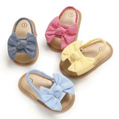 100% brand new and high quality Soft material makes baby feel very comfortable Anti-slip design keeps baby in safe Great gift to baby   Shoes Measurement:         Recommended Age Insole Length in Inch Insole Length in CM 0-6  months 4.1” 10.5  cm 6-12  months 4.5” 11.5    cm 12-18 months 4.9” 12.5    cm   Important: Shoe size & Age for guidance only, It is essential that you take careful measurements in order to ensure proper fit. Cork Shoes, Toddler Sandals, Boys Sandals, Baby Sandals, Princess Shoes, Bow Sandals, Stylish Sandals