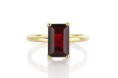 Gold Garnet Rectangle Ring 14k Solid Gold Garnet Ring January Birthstone Gift Ring 18k Gold Rings for Women Deep Red Stone Ring - Etsy Elegant Ruby Ring With Rectangular Polished Finish, Elegant Rectangular Ruby Ring With Polished Finish, Red Rectangular 14k Gold Ring, Elegant Red Ruby Ring In 14k Gold, Emerald Cut Red Birthstone Ring In 14k Gold, Elegant Gold Ruby Ring With Rectangular Shape, Elegant Rectangular Gold Ruby Ring, Elegant Emerald Cut Red Birthstone Ring, Gift Baguette Cut Ruby Ring