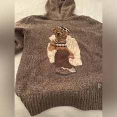 Brand New With Tags. Cashmere Blend. 2023 Christmas Edition. Perfect. Ralph Lauren Teddy Bear, Sweaters Ralph Lauren, Teddy Bear Hoodie, Bear Hoodie, 2023 Christmas, Lauren Brown, Ralph Lauren Sweaters, Hoodie Sweater, Sweater Hoodie