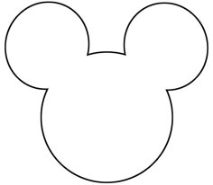 a mickey mouse head cut out