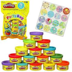 play - doh is shown with its contents