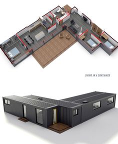 Container home Plan Container House Blueprint, Container House Layout, Storage Building House, Shipping Container Home Plans, One Level House Plans, Container Home Plans, Metal House Plans, Storage Container Homes, Container Cabin