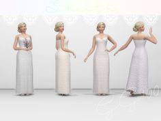 Sims 4 Wedding Dress CC