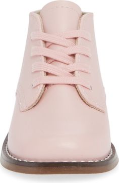 Footmates Tina Lace-Up Bootie | Nordstrom Shoe Custom, Saddle Shoe, Saddle Shoes, Baby Walker, Dr. Martens Boots, Wedge Sneaker, Womens Oxfords, Custom Fit, High Top