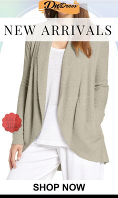 Open Front Shawl Neckline Cardigan Shawl Neckline, Lounge Cardigan, Loungewear Dresses, Daily Look, Front Design, Front Open, Ladies Tops Fashion, Womens Swimwear, Jacket Dress