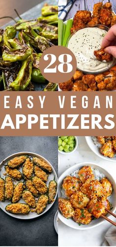 28 easy vegan appetizers that are perfect for any party or special occasion