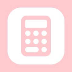 pink calculator app icon for phone Wallpapper Iphone, Android Homescreen, One Piece Theme, App Ikon, Phone Customization