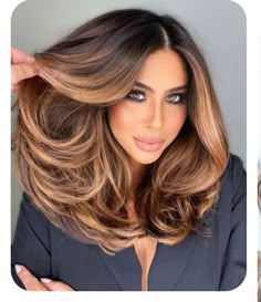 Olive Skin Highlights Hair, Demi Hair Color, Carmel Hair Color, Hair Highlight, Braids Hairstyles Pictures, New Hair Colors, Hair Inspiration Color, Sweet Chocolate, Light Brown Hair