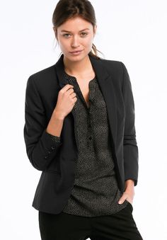 Everyday Blazer by ellos®| Plus Size Jackets & Blazers | Ellos Blazer Outfits For Women, Thermal Sweater, Shrug Cardigan, Womens Scrubs, Notch Collar, Swimsuits For All, Back Women, Suit Separates, Blazer Outfits