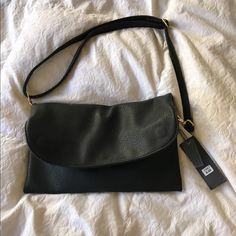 Black Side Bag. New With Tags Nwt. Black Side Bag, Side Bag, Side Bags, Black Side, Siding, Bag Lady, Tags, Women Shopping, Black