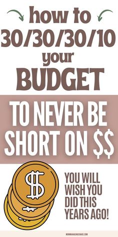 If you are struggling with how to budget your monthly bills to break the paycheck to paycheck cycle, perhaps the 30-30-30-10 budget might be able to help you. budgeting tips, budgeting help, budgeting 101 budget tips | budget finances | budgeting strategies | paycheck budget | budgeting money Setting A Budget, How To Save Money Living Paycheck To Paycheck, How To Budget Monthly Paycheck, How To Budget For Beginners Biweekly, How To Make A Budget, How To Budget Your Money, How To Budget, Monthly Paycheck Budget, Budgeting Strategies