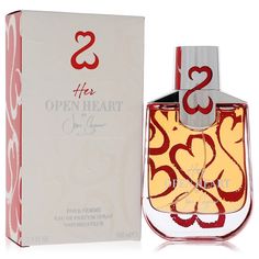 Her Open Heart by Jane Seymour for Women. Eau De Parfum Spray with Free Jewelry Roll 3.4 oz | Perfumepur.com Heart Perfume, Perfume Bottle Design, Vanilla Orchid, Halloween Men, Jewelry Roll, Jane Seymour, Vanilla Fragrance, Warm Spring, Heart Notes