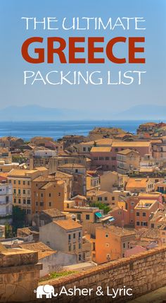 the ultimate guide to the ultimate travel destination in greece and italy, with text overlaying