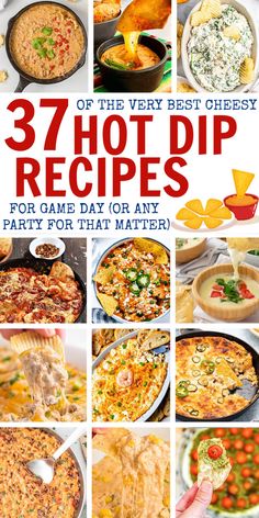 Superbowl Party Dips Superbowl Party Dips, Easy Super Bowl Party Food, Best Superbowl Snacks, Snacks For Game Day, Hot Dip Recipes, Party Food Ideas Easy, Superbowl Party Food Easy, Super Bowl Party Food Ideas, Super Bowl Party Food