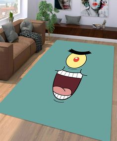 plankton spongebob squarepants Living room carpet rugs Plankton Spongebob, Door Kitchen, Carpet Rugs, Home Carpet, Duvet Bedding Sets, Room Carpet, Living Room Area Rugs, Water Absorption, Carpet Flooring