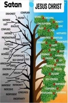 The contrast between Satan and Jesus is simple. Satan came to kill, to steal, and to destroy you, but Jesus came to you give life. “The thief comes only to steal and kill and destroy. I came that they may have life and have it abundantly.” Jn.10:10. “He who sins is of the devil, for the devil has sinned from the beginning. For this purpose the Son of God was manifested, that He might destroy the works of the devil.” 1Jn.3:8. Galatians 5 22 23, Learn The Bible, The Fruit Of The Spirit, Love Joy Peace, Christian Bible Study, Bible Study Lessons, Vie Motivation