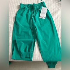 Please Let Me Know If You Need More Pictures :) Kelly Green, Size 2, Nwt Green Sportswear Sweatpants For Workout, Green Stretch Athleisure Sweatpants, Green Activewear With Elastic Waistband For Jogging, Green Stretch Sweatpants Athleisure, Green Stretch Sweatpants, Athleisure Style, Green Jogging Activewear With Elastic Waistband, Green Sportswear Joggers For Workout, Green Sporty Sweatpants For Workout, Green Workout Joggers Sportswear