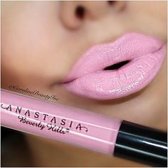 Wicked Makeup, Anastasia Beverly Hills Lipgloss, Pretty Lipstick Colors, Pink Lipstick Shades, Face Beat Makeup, Casual Makeup, Anastasia Beverly Hills Makeup