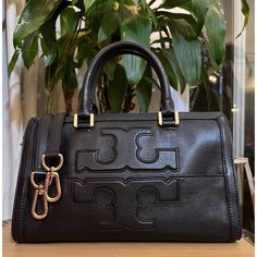 Reposhing This Item I Purchased From @Tipsyhippos. Loved It, But Ready To Rotate For Something New. Used It 1 Time To Small For Me Questions? Leave A Comment Below! Tory Burch Bags, Tory Burch Bag, Womens Tote Bags, Something New, Tory Burch, Black Leather, Size 12, Handbags, Leather