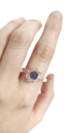 Flower Glass Ring, Dainty Flower Ring, Minimalist Ring, Unisex, Elegant Ring, Lampwork, Borosilicate Glass, Cocktail Ring, Summer Ring - Etsy Summer Rings, Glass Rings, Elegant Ring, Minimalist Rings, Flower Ring, Cocktail Rings, Ring, Statement Rings, Glass