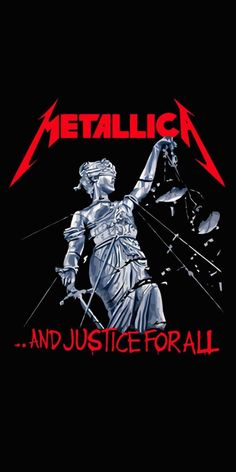 metallic justice for all t - shirt