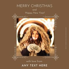 Christmas And New Year Wishes 2025 Pictures Frame With Name 2023 Photo Frame, Photo Frame For Birthday, Christmas And New Year Wishes, New Year Wishes 2023, Birthday Wishes With Photo, Merry Christmas Frame