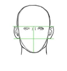 how to draw a man's face in three easy steps